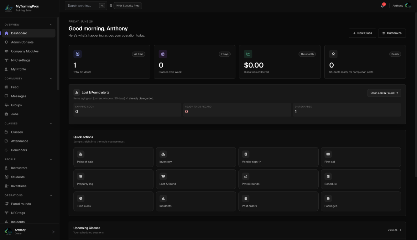 Dashboard Preview